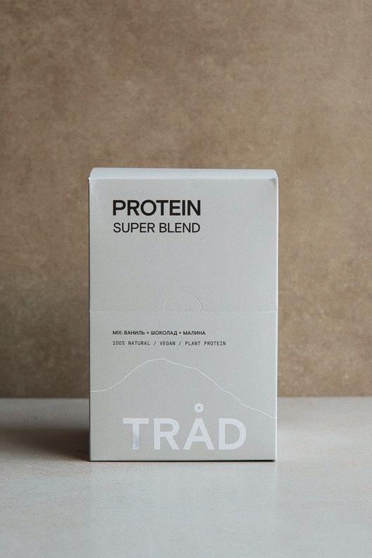 Коктейль белковый BODY PROTEIN POWDER mix, коробка 12 саше*25 гр / TRAD