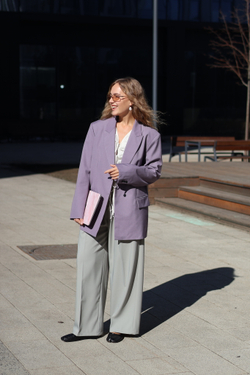 Пиджак Las Celula лиловый