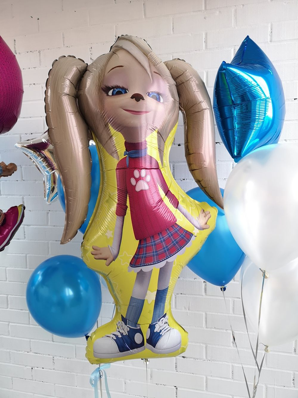 Г Фигура Барбоскины Роза, 41"/104см шар 