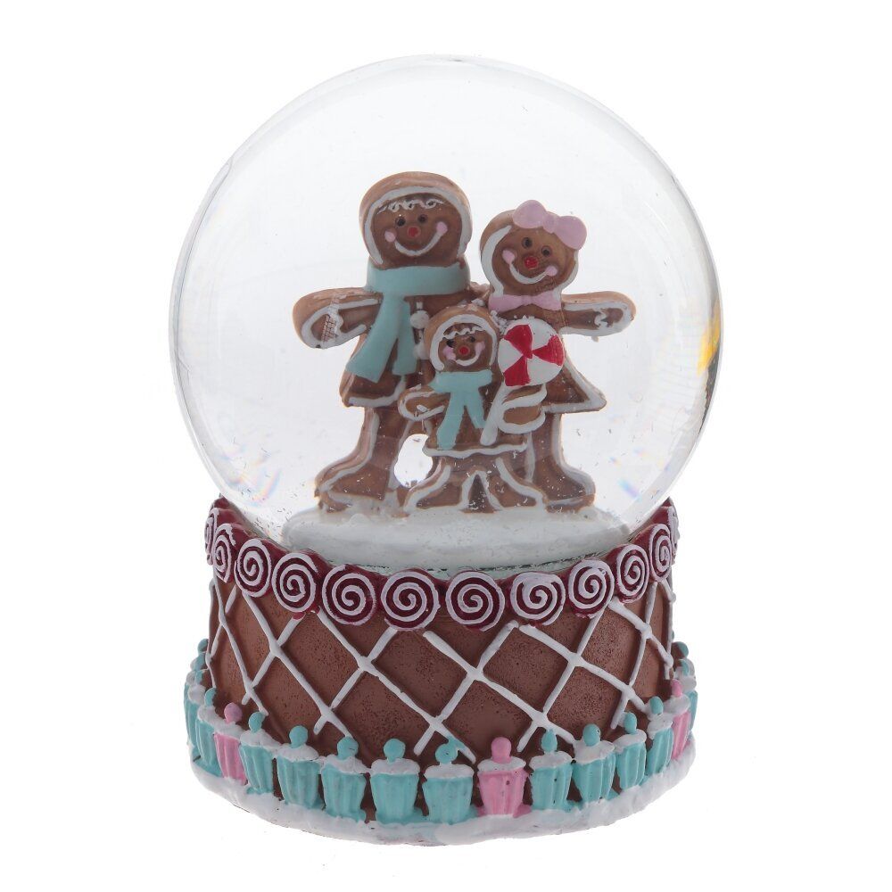 GAEM Фигурка декор в стекл шаре "Пряник", D 6,5 см, L6 W6 H9 см, 2в.