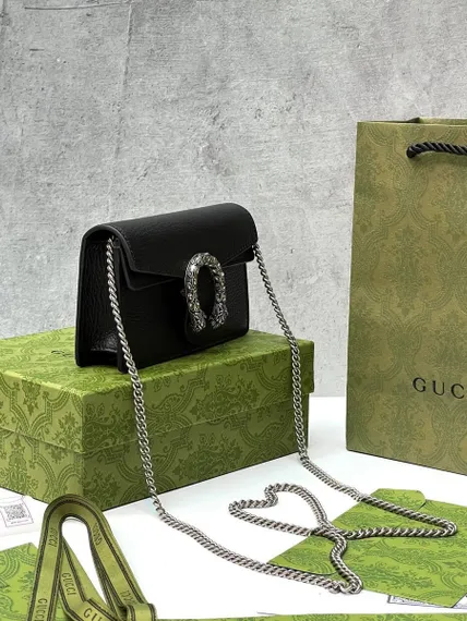 Сумка Gucci Dionysus GG Super Mini черный