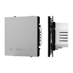 Терморегулятор SWT-NOBE-MTE-SFPL-IS (электрический тёплый пол) (Arlight, Никель) 061904