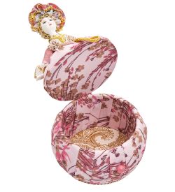 Народные промыслы RK-732/ 7 Кукла-шкатулка «Дама в вечернем платье»