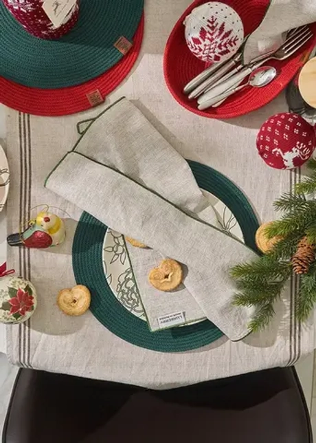 Сервировочная салфетка Luxberry Linen Зеленый
