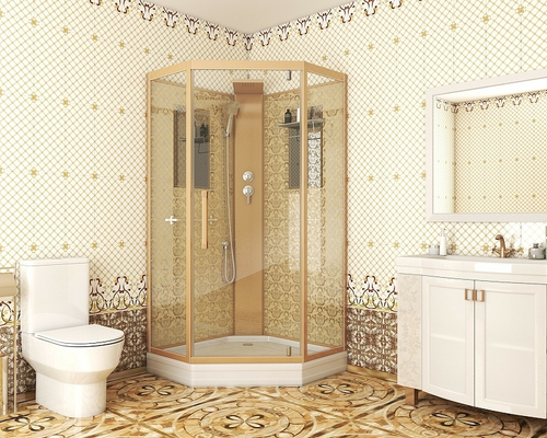 Душевая кабина Niagara Luxe NG-7799GBK 90x90 без гидромассажа