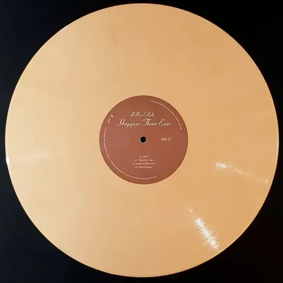 Billie Eilish - Happier Than Ever (Golden Yellow) LP