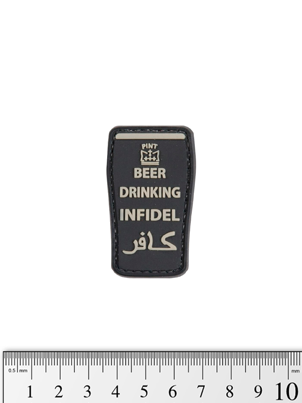 Шеврон Infidel Beer Drinking PVC. Чёрный