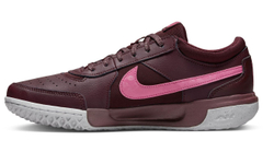 Женские Кроссовки теннисные Nike Zoom Court Lite 3 Premium - burgundy crush/pinksicle/hyper pink