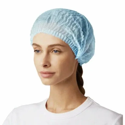 Шапочка "Шарлотта" голубая (100 шт)