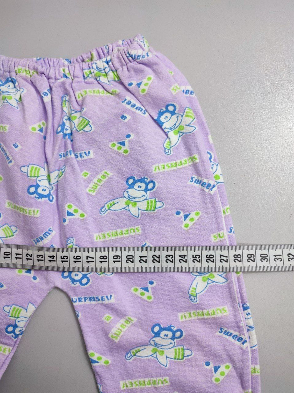 Ползунки на флисе на 6 месяцев