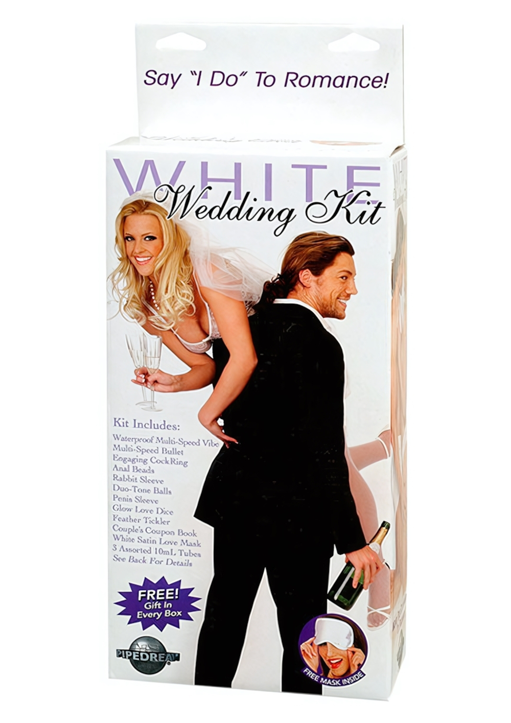 Секс-набор молодоженам WHITE WEDDING KIT (Цвет: белый)