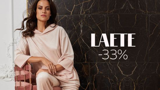 Скидка 33% на одежду и белье Laete ⭐
