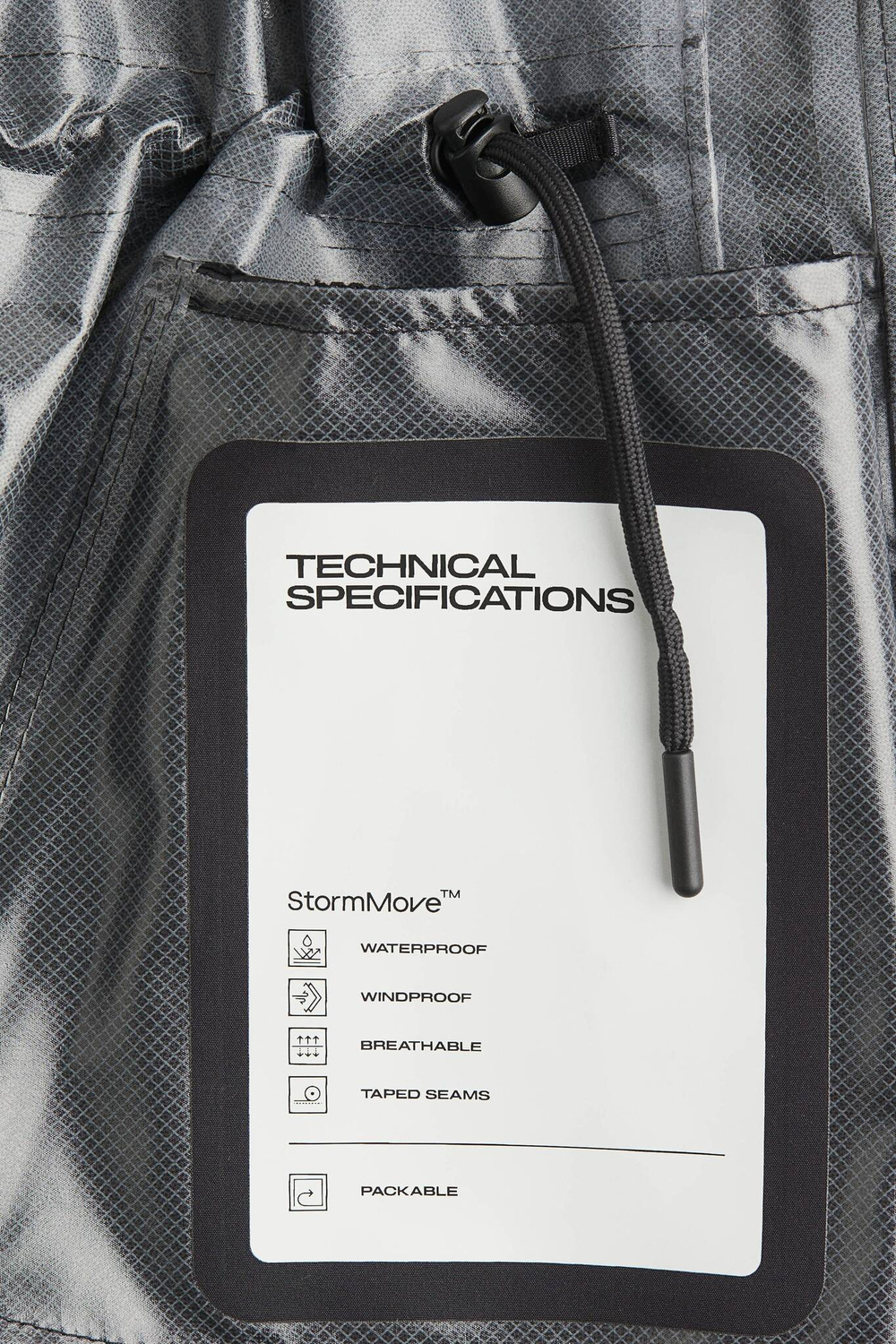 H&M Парка StormMove, черный