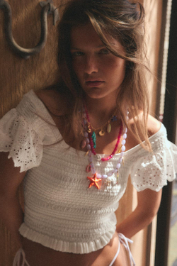 ZARA НАБОР ИЗ 3 МОРСКИХ ОЖЕРЕЛИЙ С ПОДВЕСКАМИ, РАЗНОЦВЕТНЫЙ