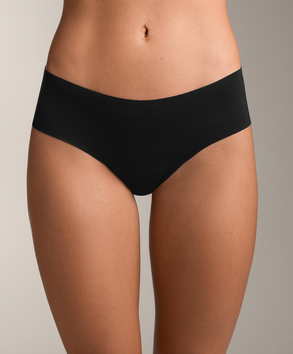 OYSHO Набор из трех пар классических трусов из полиамидной смеси, черный