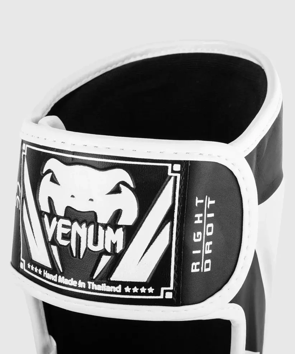 Защита ног Venum Elite Standup Black/White