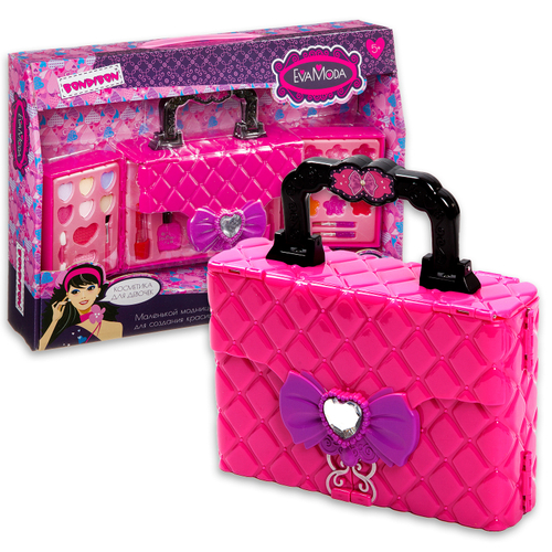 Набор декоративной косметики "Сумочка раскладная" 3 уровня