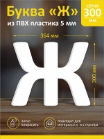 Буквы из пластика на стену