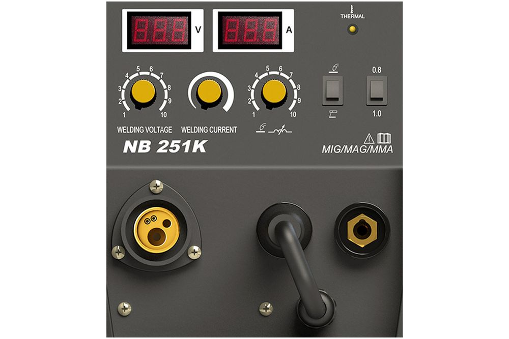 Сварочный полуавтомат HUGONG NB 251K - [220В / 50-250А / MIG/MAG]