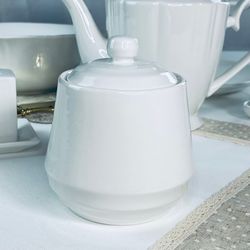 Lenardi 118-133 Сахарница 400мл RESTO в под.уп.(х36)Фарфор