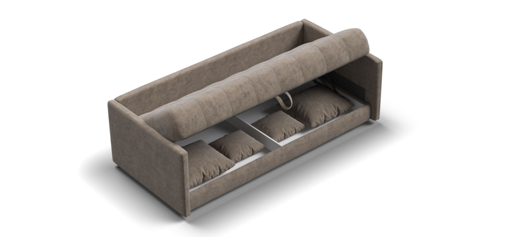 Тахта Босс Велюр Роял тауп