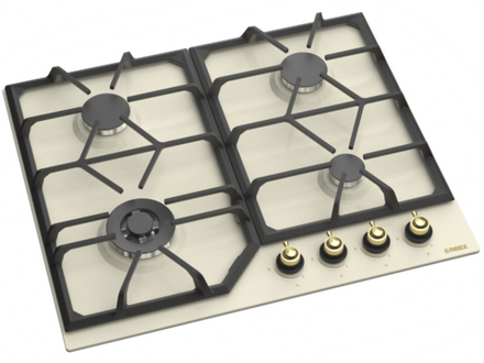 Газовая варочная панель REEX PG-6400 SRBe  (бежевый) без газ-контроля