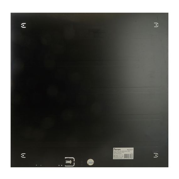 Светодиодная панель Feron AL2117 встраиваемая Армстронг 40W 6500K черный ЭПРА в комплекте 51338