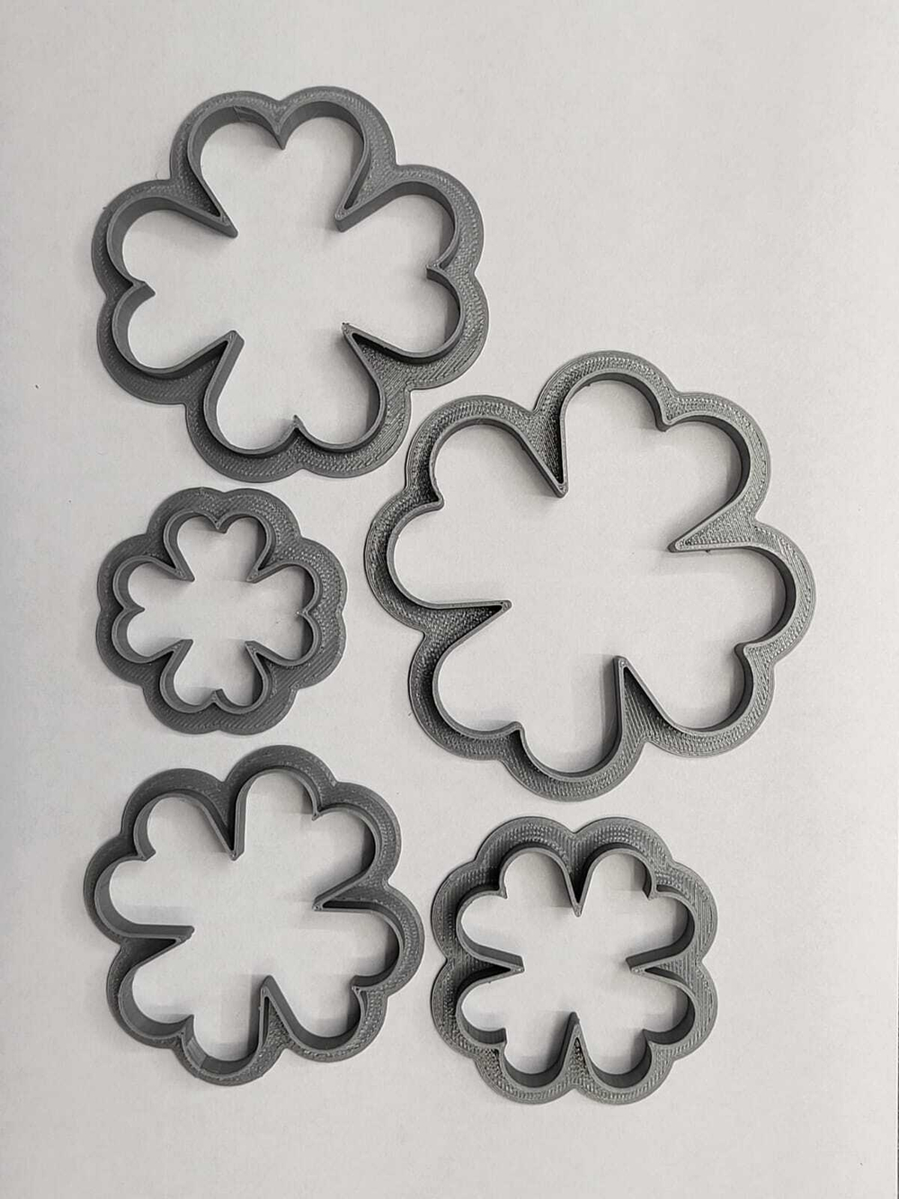 Комплект форм для печенья "Клевер 5"