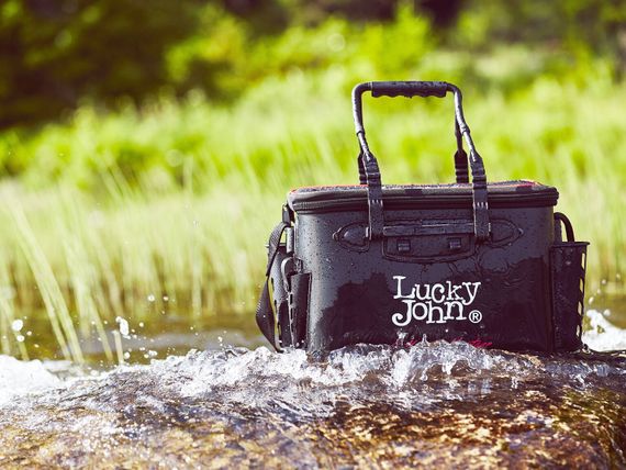 Сумка рыболовная с держателем для удилищ Lucky John EVA 360х230х250