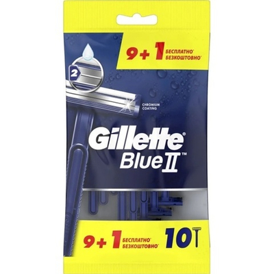 GILLETTE BLUE 2Бритвы одноразовые 9+1 шт,