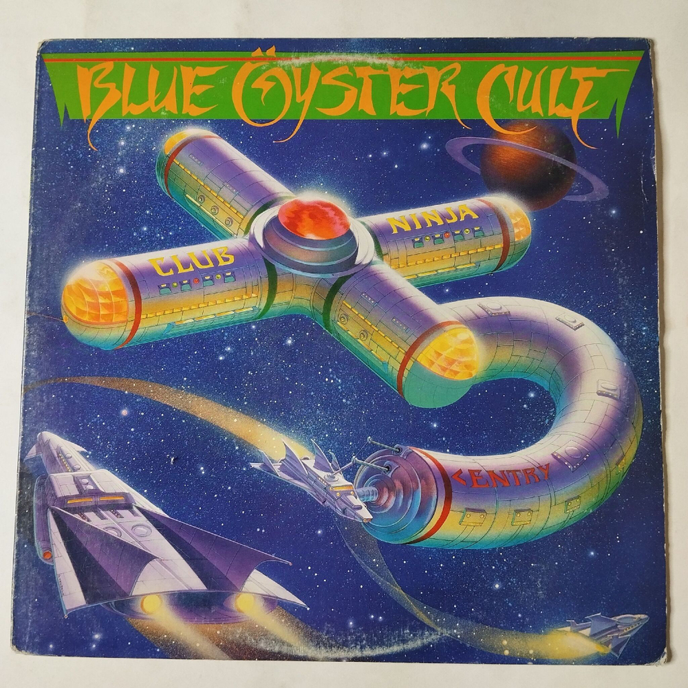 Винтажная виниловая пластинка LP Blue Oyster Cult Club Ninja (USA 1986)