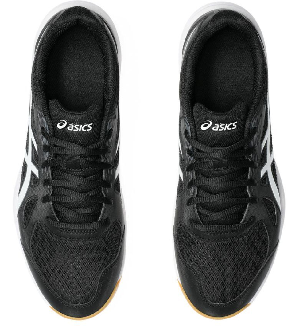 Мужские кроссовки для бадминтона/сквоша Asics Upcourt 6 - черные/белые