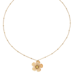 Колье Franck Herval, Goldie, с перламутром и кристаллом, FH26.1-15-64582 (золотистый)