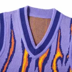 Жилет вязаный YMKASHIX Hellcome Фиолетовый