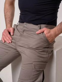 Мотобрюки Starks Python Strong Серо-бежевые