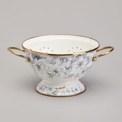 ДУРШЛАГ AGNESS ЭМАЛИРОВАННЫЙ, СЕРИЯ ЯБЛОНЕВЫЙ САД, 20СМ H=14СМ D=20СМ