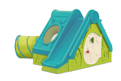 Детский домик с горкой Funtivity 2400*1740*1040мм