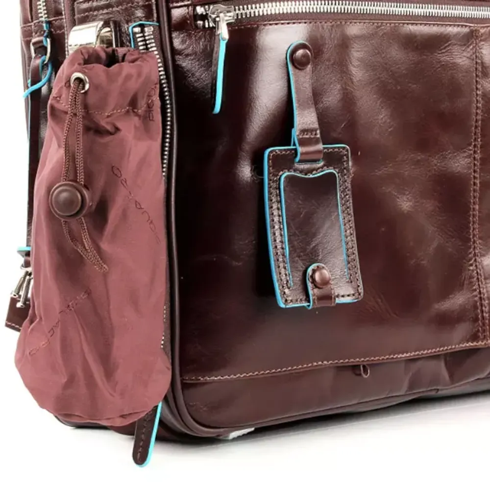 Сумка мужская Piquadro Blue Square из коричневой кожи (CA2765B2/MO) 6