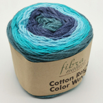 Пряжа для вязания COTTON ROYAL COLOR WAVES (22-11) FIBRA NATURA