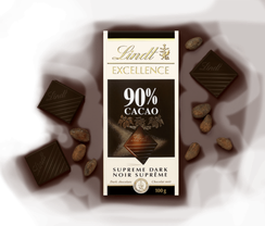 Şokolad \ Шоколад \ Chocolate Lindt Excellence Dark Supreme Noir 90% Cocoa, 100g
