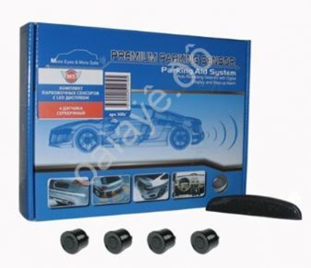 Парктроник (Сенсор парковочный) "М5" PZ300 (4датчика) черный 300ч