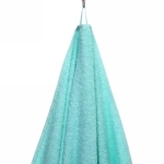 Полотенце махровое 70*140см «LUNA» цвет мятный 05010 плотность 360гр/м2 с петелькой-подвесом