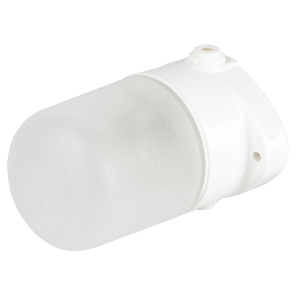 Светильник ЭРА НББ 02-60-001 для бани и сауны керамика/стекло прямой IP54 E27 max 60Вт белый НПБ400 термостойкий