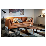 Комплект столов, 2 шт - IKEA STOCKHOLM/ИКЕА СТОКГОЛЬМ, шпон грецкого ореха, 72х47х36 см