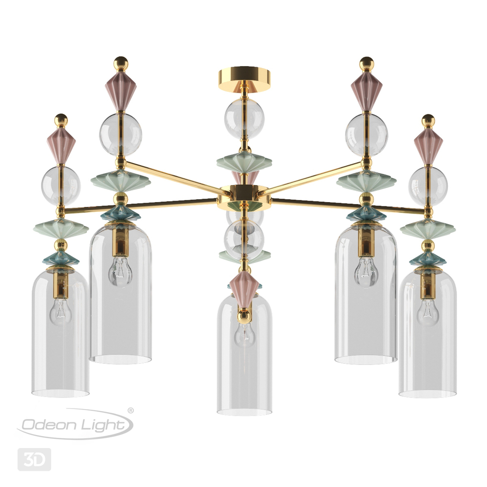 Люстра потолочная Odeon Light 4855/5C BIZET