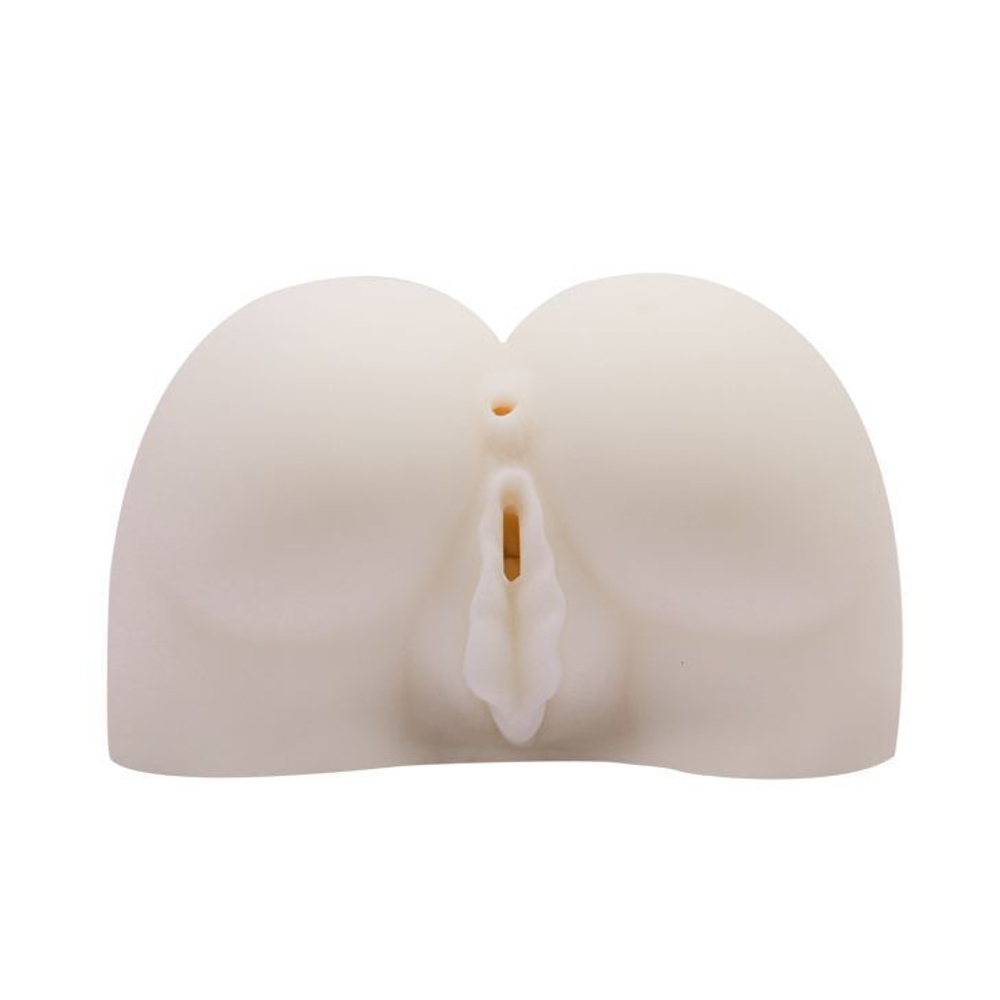 Мастурбатор-попка с двойной вибрацией (Цвет: телесный)