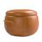 Пуф из кожи цвета Camel 5171