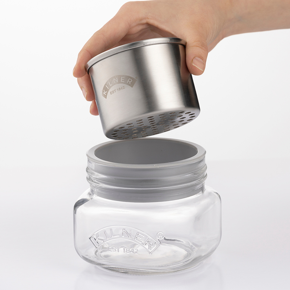 Емкость для хранения с прессом mash&store