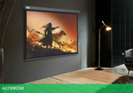 Проекционный экран Cactus CS-PSW-213X213-SG серый матовый