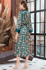 Халат на пуговицах MIA-Amore EMERALD Эмеральд 3789